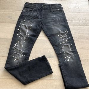 True Religion Swarovski skinny jeans